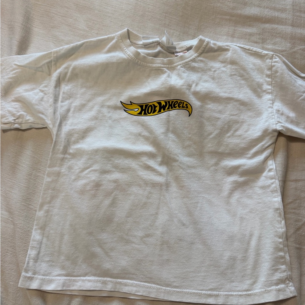 Zara boys 5t hot wheels shirts